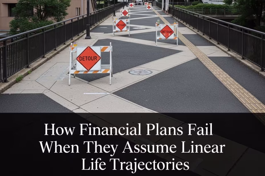 financial plans assume linear life trajectories