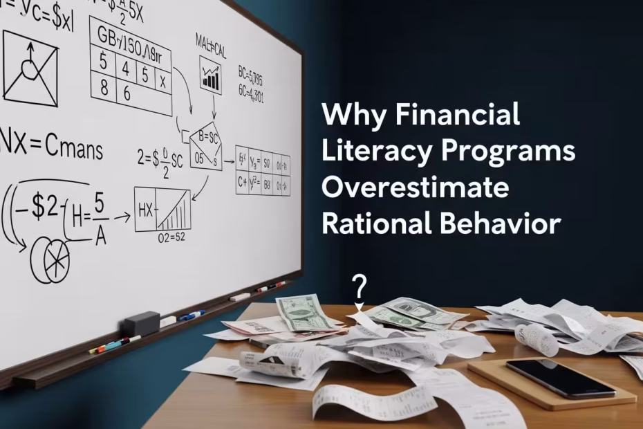 financial literacy programs overestimate rational behavior